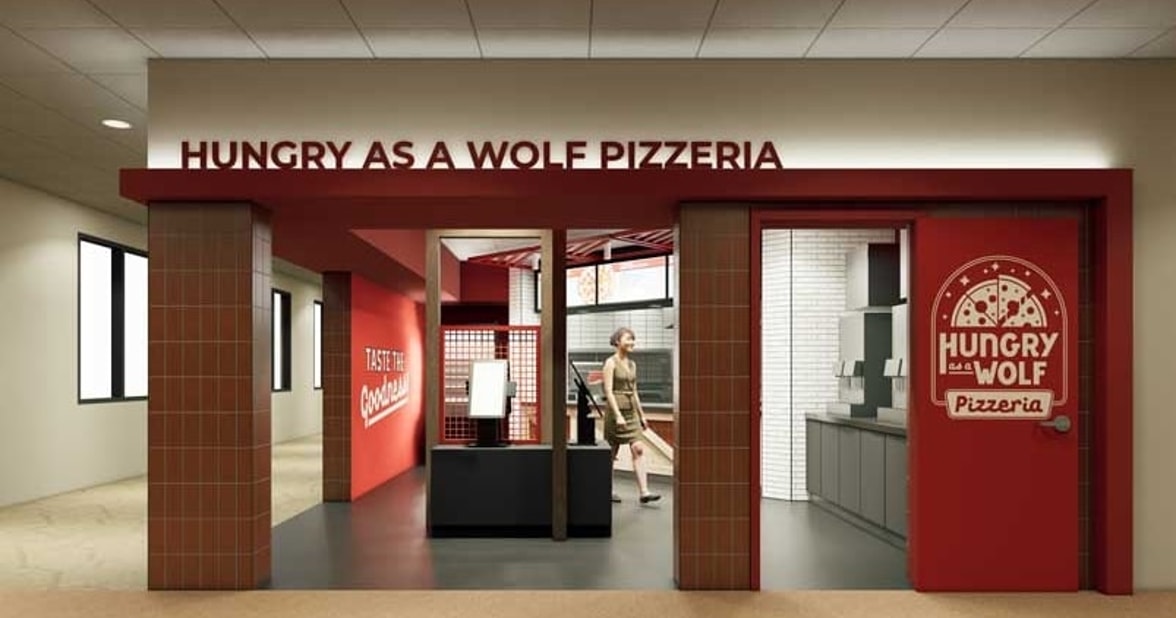 Hungry as a wolf Pizza outlet